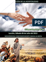 Lección 01 - La Bendición de La Hospitalidad