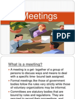 Business - Group Meetings