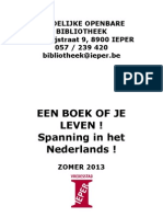 Een Boek of Je Leven! Spanning in Het Nederlands