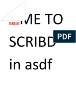 Me To Scribd in Asdf: Welco