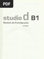 Studio D B1 Kurs - Und Uebungsbuch Loesungen