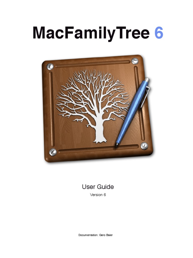 Mac Family Tree User Guide Computer File Button
