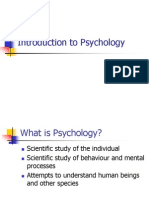 Intro To Psychology Lecture 2
