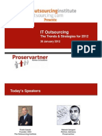 IT Outsourcing - The Trends Strategies For 2012