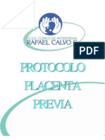 Protocolo Placenta Previa