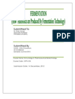 Fermentation || How Antibiotics are Produced By Fermentation Technology