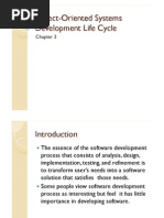 Object Oriented Systems Development Life Cycle