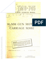 TM 9-745 90MM Motor Gun Carriage M36B2