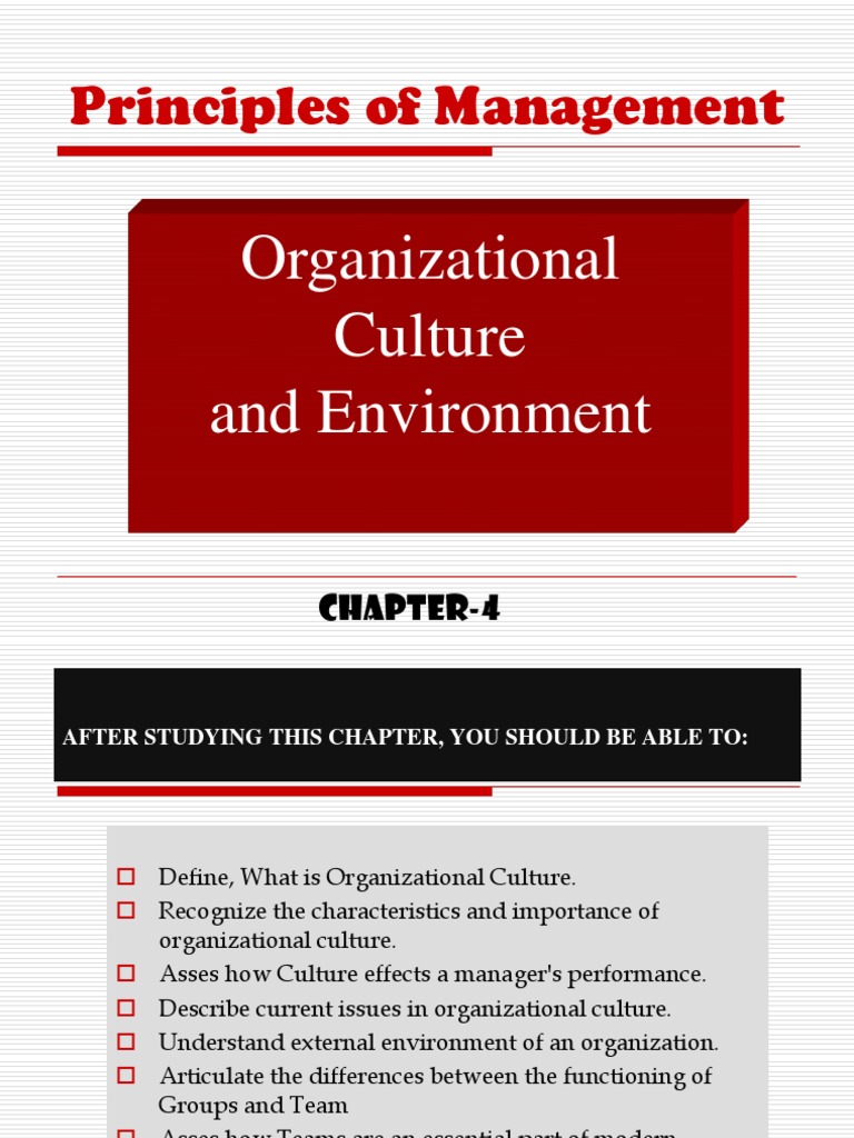 Understanding Organizational Culture | PDF | Organizational Culture ...