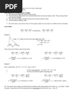 Solving Oblique Triangles