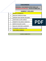 Curso de Seguridad en Barcaza y Manejo de Botes - Abril 2013