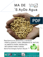 DOC_ Sistema de Pelets AyDo™, alimento animal,  Fertilizante o Abono de Tierra ecológico y Biomasa 
