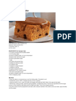 Caramel Date Cake: INGREDIENTS For Sponge Cake
