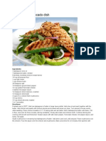 Chicken With Avocado Dish