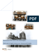 The structure of the courts in the United Kingdom