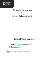 Countable Nouns & Uncountable Nouns: Norsarihan Ahmad