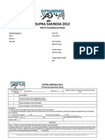 Technical Inspection Sheet Final 2012