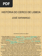 Historia Do Cerco de Lisboa
