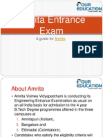 Amrita Entrance Exam: A Guide For