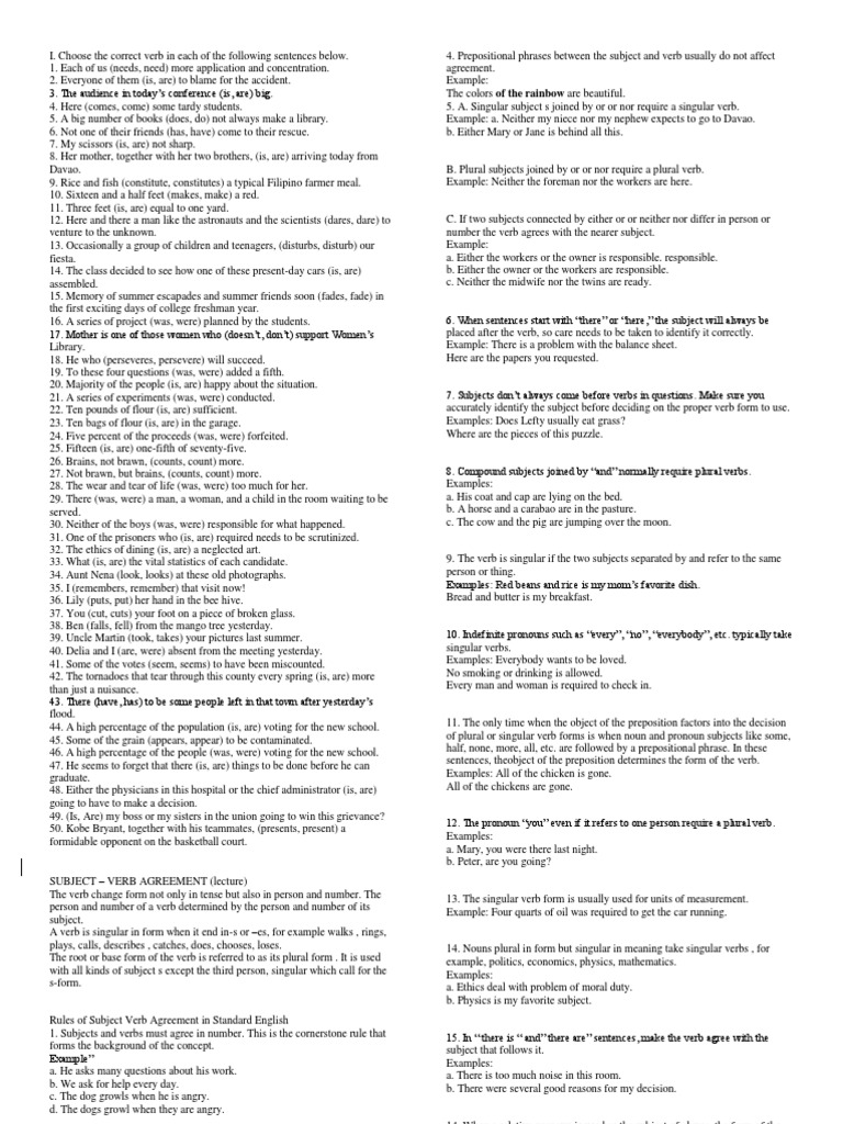 English Grammar Test 2 Pdf Grammatical Tense Grammatical Number