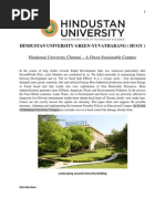 Hindustan University Green Sustainable Campus
