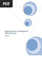 Download Human Resource Management BBS 2nd Year TUpdf by navbhusal SN151917710 doc pdf