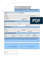 Formulario Inscripcion Patronal Personas Juridicas