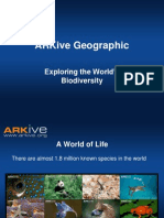 11-14yrs - ARKive Geographic - Classroom Presentation Education