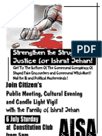 AISA Poster July 6 Ishrat Jehan Vigil