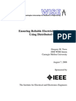 Ensuring Reliable Electricity Supplies Using Distributed Generation