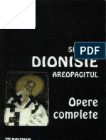 (Sfantul Dionisie Areopagitul) Opere Complete. Scoliile Sfantului Maxim Marturisitorul