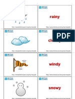 Kids Flashcards Weather 2