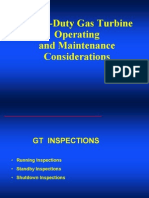 Heavy-Duty Gas Turbine Inspection and Maintenance Parameters