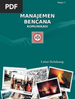 Download MANAJEMEN komunikasi DALAM BENCANA  by fajar wasilah SN15193953 doc pdf