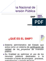 Sistema Nacional de Inversion Publica