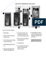 HP iPAQ Model hx47xx Disassembly Instructions: Always Remove Stylus Before Disassembly