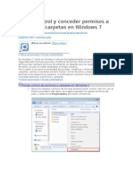 Tomar Control y Conceder Permisos A Archivos y Carpetas en Windows 7