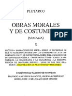 Tomo X - OBRAS MORALES Y DE COSTUMBRES - Plutarco - COMPARACIÓN DE ARISTÓFANES Y MENANDRO