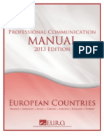 Professional Communication Manual For European Countries