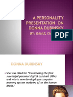 Ppt About Profile of Donna