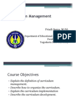 Curriculum Management: Priadi Surya, M.Pd. Priadi Surya, M.PD