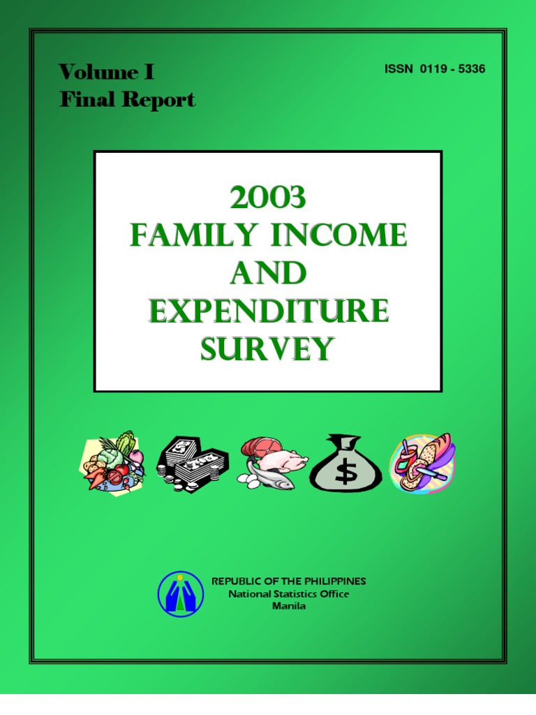 2003 Family Income Expenditure Survey | PDF | Consumer Price Index ...