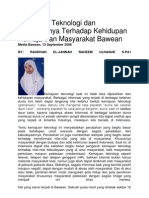 Kemajuan Teknologi Dan Pengaruhnya Terhadap Kehidupan Remaja Dan Masyarakat Bawean