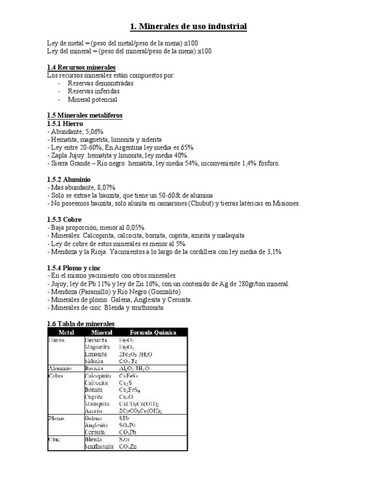 Teoria Industrias I | PDF | Filtración | Minería
