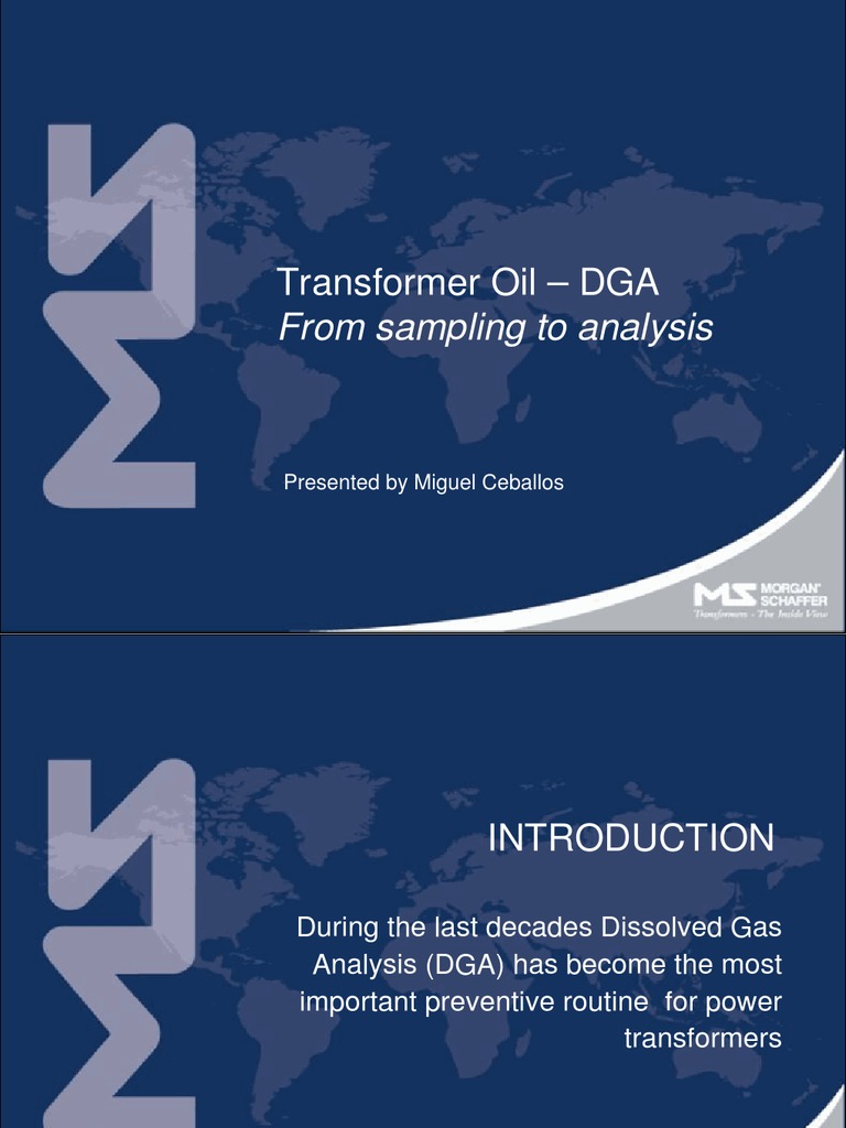 Transformer Oil - DGA - From Sampling To Analysis | PDF | Gases | Chemistry