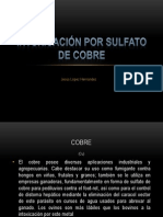 Intoxicación Por Sulfato de Cobre