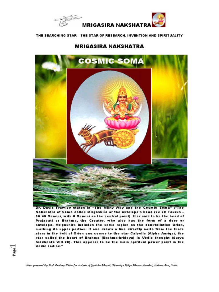  Mrigasira Nakshatra - The Star of Research Invention and Spirituality Motiv 