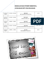 Jadual Exam