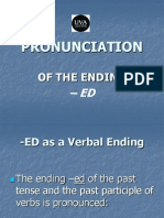 Pronunciation Final Ed