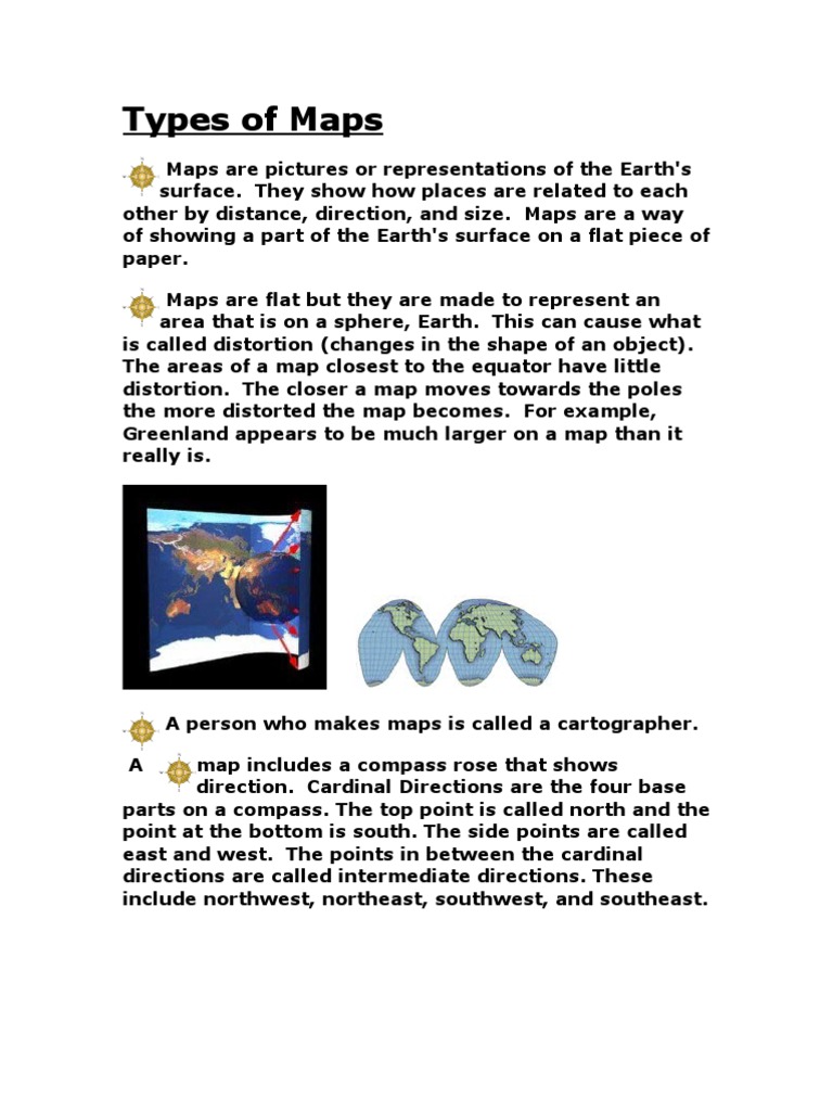 Types of Informational Maps | PDF | Map | Cartography
